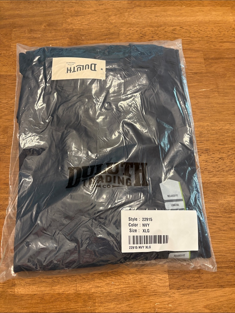 Duluth Trading Co Navy Men's Shirt - XLG